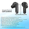 pTron Bassbuds Duo in-Ear Earbuds with 32Hrs Total Playtime (Black)