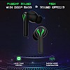 pTron Bassbuds Jade Gaming True Wireless Headphone with 40Hrs Total Playtime with Case (Black)