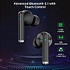 pTron Bassbuds Pixel with Gaming Mode, 50ms Low Latency, 35Hrs Total Playback Time (Black)