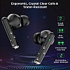 pTron Bassbuds Pixel with Gaming Mode, 50ms Low Latency, 35Hrs Total Playback Time (Black)