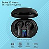 pTron Basspods P481 Pro Active Noise Cancellation (ANC) Wireless Earphones, TypeC Fast Charging & IPX4 Water-Resistant (Black)