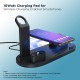 pTron Bullet WX4 3 in 1 Multi-Function Charging Stand for iOS Devices Black
