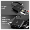 pTron Nexo 3 in 1 Type C to HDMI Adapter, Multiport USB C Hub with 4K@30Hz, USB 3.0 @ 5 Gbps, 100W PD Charging Port for Laptop, MacBook, PC and Other Type C Devices (Black)