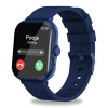 pTron Pulsefit P61+ 1.85" Full Touch Display Bluetooth Calling Smartwatch, Functional Crown, 580 NITS Brightness, HR, SpO2, Watch Faces, Inbuilt Games, 5 Days Battery Life & IP68 Waterproof (Blue)