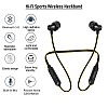 pTron Tangent Lite Bluetooth 5.0 Wireless Headphones with Hi-Fi Stereo Sound, 8Hrs Playtime, Lightweight Ergonomic Neckband- (Black & Yellow)