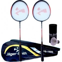  Jager-Smith PB-1000 Combo & Featherlite 2 Shuttle Badminton Kit 