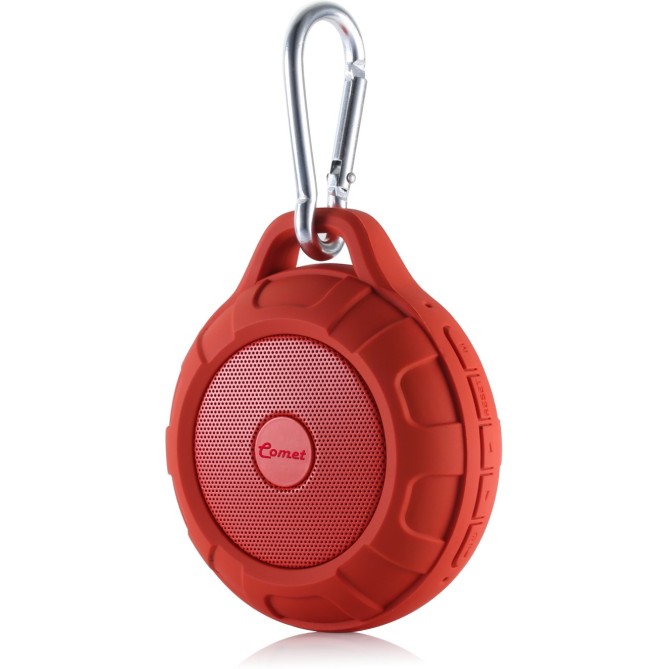 Portronics Comet POR 194 Portable Bluetooth Speaker - Red- Portronics Comet POR 194 Portable Bluetooth Speaker - Red-
