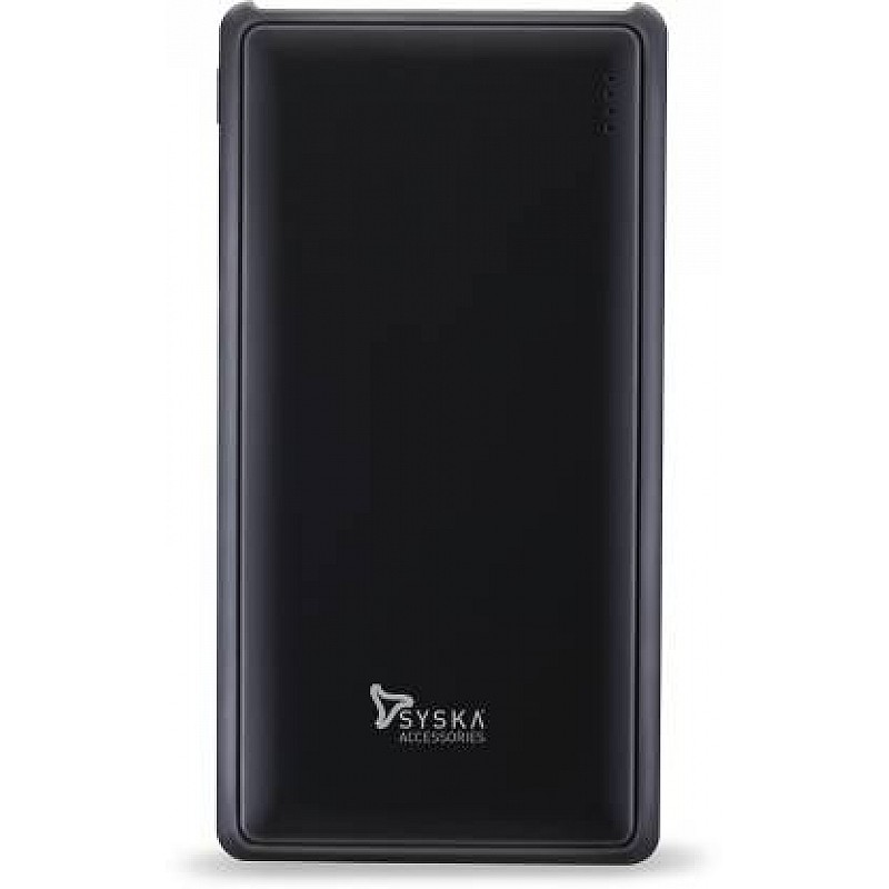 Syska 20000 mAh Li-Polymer Power Pro200 Power Bank (Black)