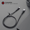 boAt USB Type C Cable 3 A 1.5 m 600 Stress Resistant,Auto Disconnecting with LED Indicator, 3A (Compatible with Mobile, Tablet, Laptop, Mecurial Black) boAt USB Type C Cable 3 A 1.5 m 600 Stress Resistant,Auto Disconnecting with LED Indicator, 3A (Compatible with Mobile, Tablet, Laptop, Mecurial Black)