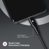 boAt USB Type C Cable 3 A 1.5 m 600 Stress Resistant,Auto Disconnecting with LED Indicator, 3A (Compatible with Mobile, Tablet, Laptop, Mecurial Black) boAt USB Type C Cable 3 A 1.5 m 600 Stress Resistant,Auto Disconnecting with LED Indicator, 3A (Compatible with Mobile, Tablet, Laptop, Mecurial Black)