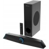 ZEBRONICS Zeb Sonic BAR 100-120W RMS Soundbar with Subwoofer,Type C + Dual 3.5mm Audio Ports, Virtual 5.1 and 3D Sound, Black ZEBRONICS Zeb Sonic BAR 100-120W RMS Soundbar with Subwoofer,Type C + Dual 3.5mm Audio Ports, Virtual 5.1 and 3D Sound, Black