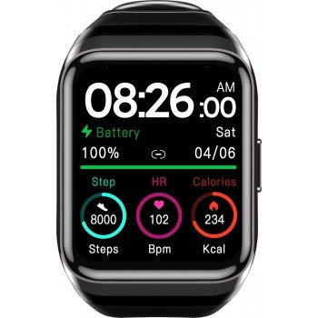 truke Horizon 1.69" HD Display with High precision GPS Smartwatch  (Black Strap, Free Size)