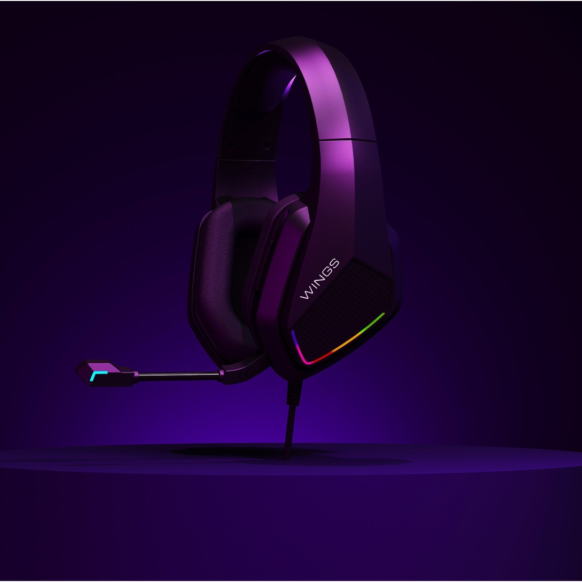 WINGS Vader 200 Wired Gaming (Black, On the Ear)