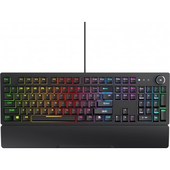 Redgear MK853 Shadow Blade Mechanical Keyboard with Drive Customization Spectrum LED Lights (Black)