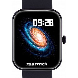 Fastrack Reflex Hello 1.69 HD Display BT Calling AI Voice 50+ Sport Smartwatch Black