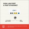 Match LB-Link BL-MX102L1V XPON ONU with Voice Router 0 GHz 1000 Mbps Wifi Speed NA Ethernet (Cable Broadband) (White) Match LB-Link BL-MX102L1V XPON ONU with Voice Router 0 GHz 1000 Mbps Wifi Speed NA Ethernet (Cable Broadband) (White)