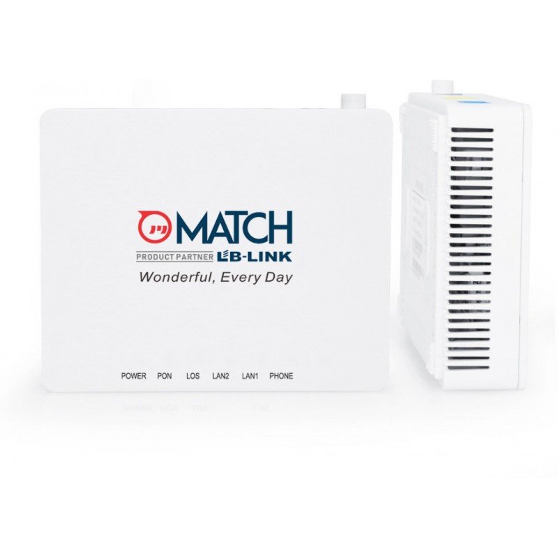 Match LB-Link BL-MX102L1V XPON ONU with Voice Router 0 GHz 1000 Mbps Wifi Speed NA Ethernet (Cable Broadband) (White) Match LB-Link BL-MX102L1V XPON ONU with Voice Router 0 GHz 1000 Mbps Wifi Speed NA Ethernet (Cable Broadband) (White)