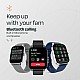 alt OG Bluetooth Calling, 1.69" HD Display Smartwatch (Misty Grey Strap, Regular)