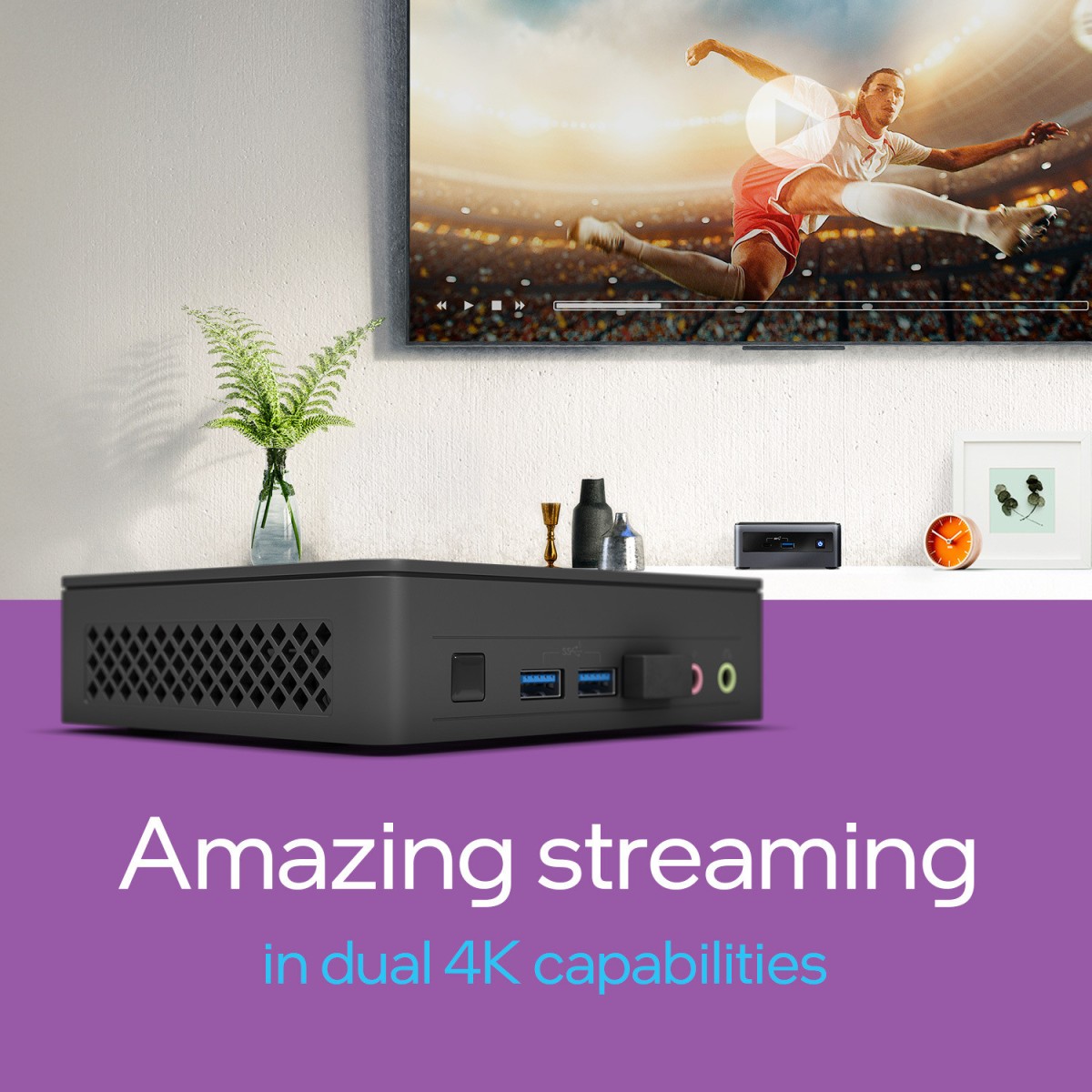 Intel BNUC11ATKC20RA1 - Windows 11, Intel, Celeron 4505, 4 GB DDR4, 64 GB eMMC Mini PC