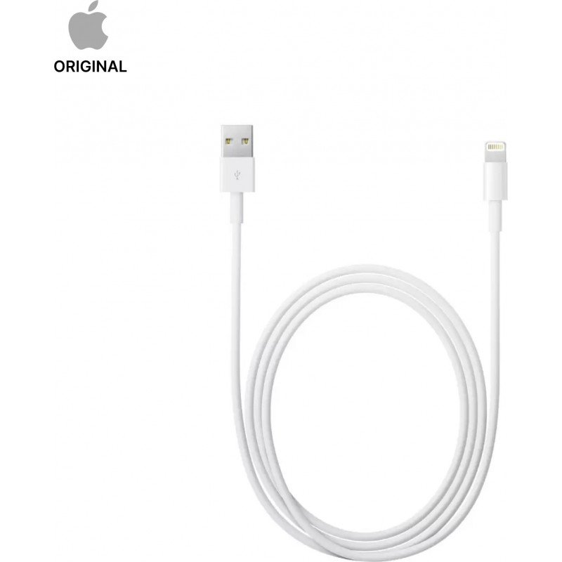 Apple MD819ZM/A 6.56-Feet Lightning to USB Cable - White Apple MD819ZM/A 6.56-Feet Lightning to USB Cable - White