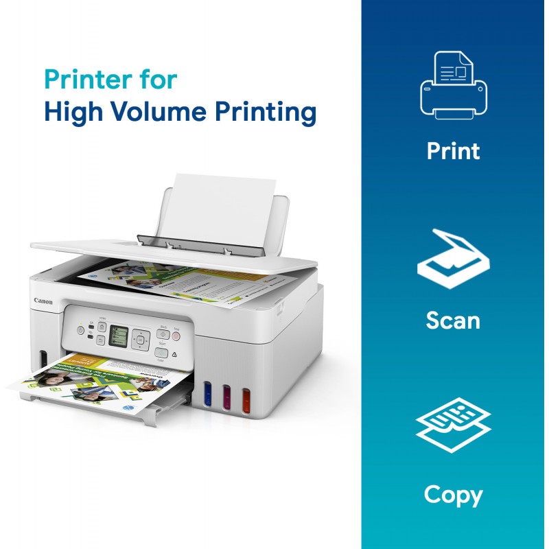 Canon PIXMA MegaTank G3770 Red All-in-one WiFi Inktank Colour Printer with 1 Year Additional Warranty on Product Registration Canon PIXMA MegaTank G3770 Red All-in-one WiFi Inktank Colour Printer with 1 Year Additional Warranty on Product Registration