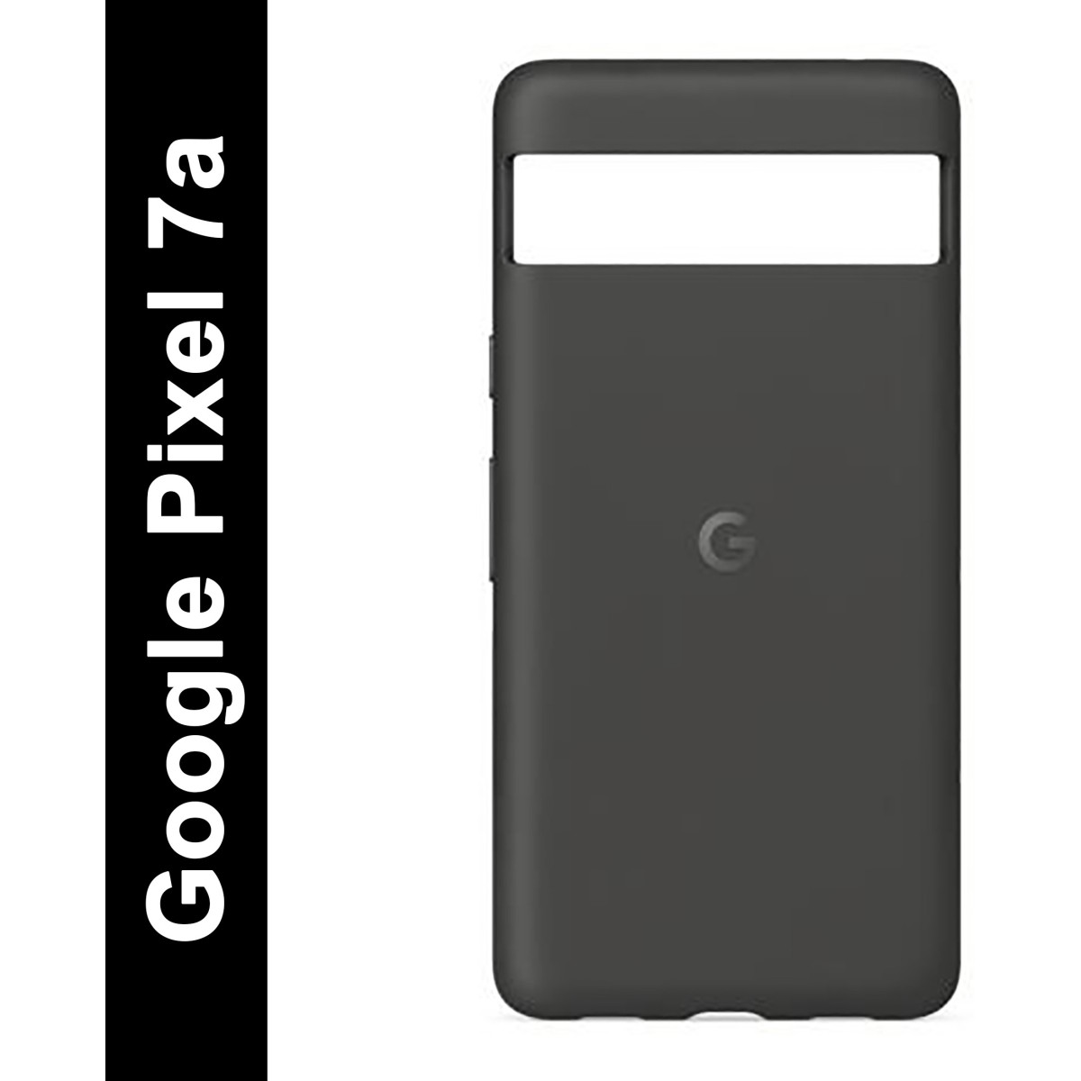 Google Back Cover for Google Pixel 7a (Black)