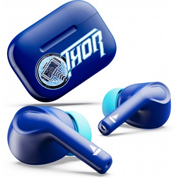 boAt Airdopes 161 Thor Edition w/ 40 HRS Playback, ASAP Charge & IPX5 Rating Bluetooth  (Electric Blue, True Wireless)