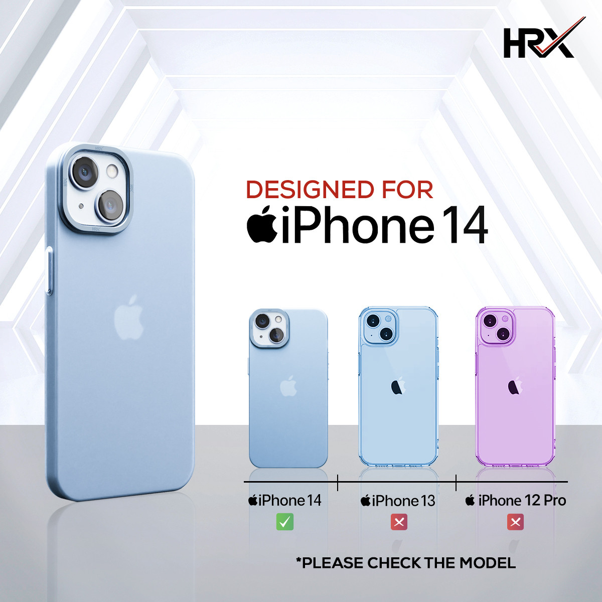 HRX Frosted Back Cover for Apple iPhone 14