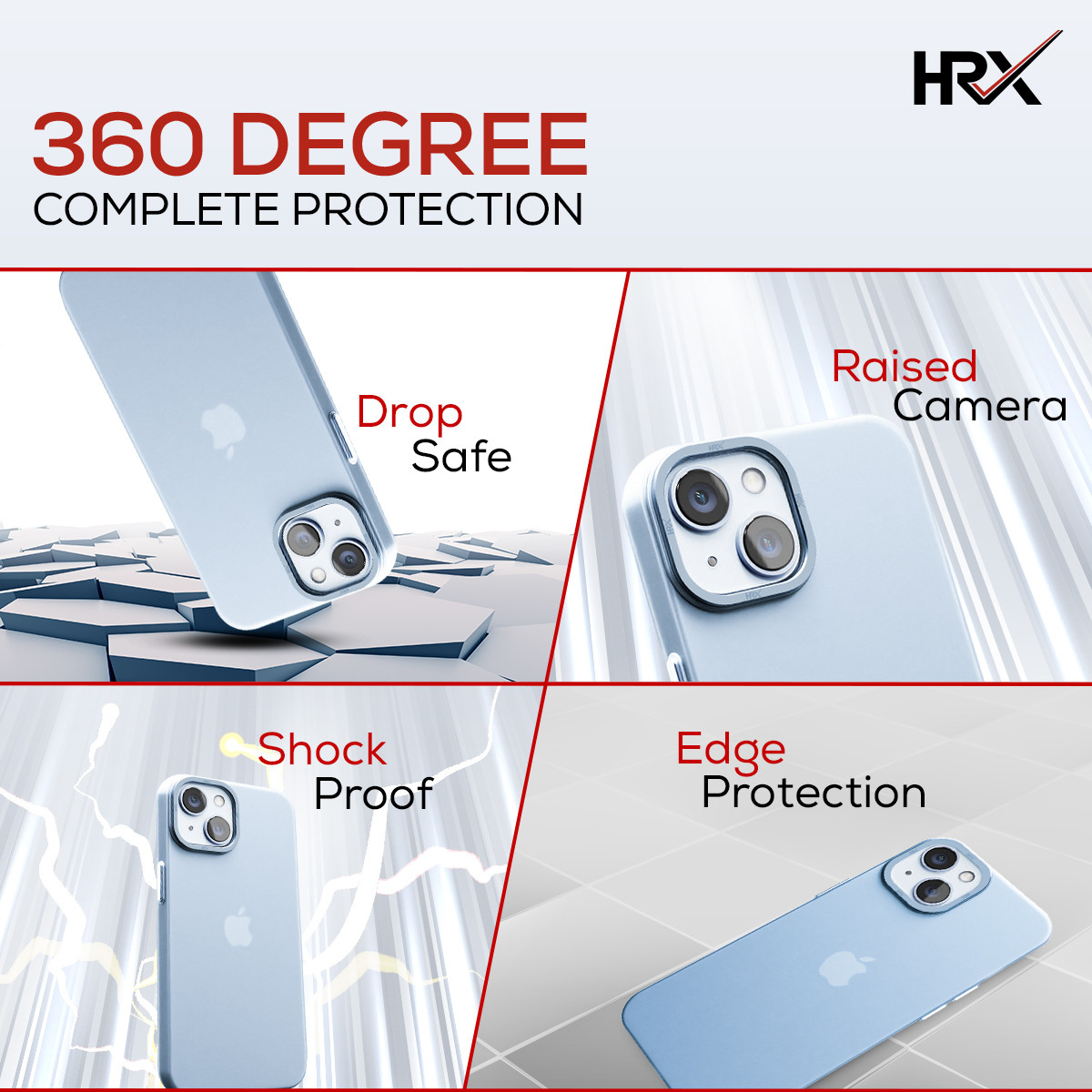 HRX Frosted Back Cover for Apple iPhone 14