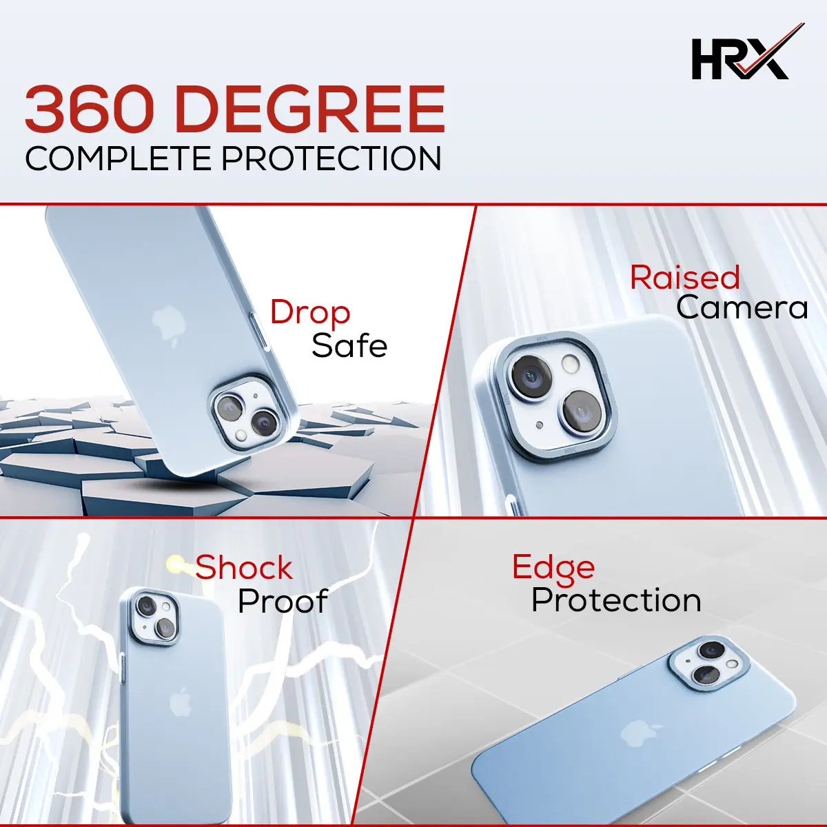 HRX Frosted Back Cover for Apple iPhone 14