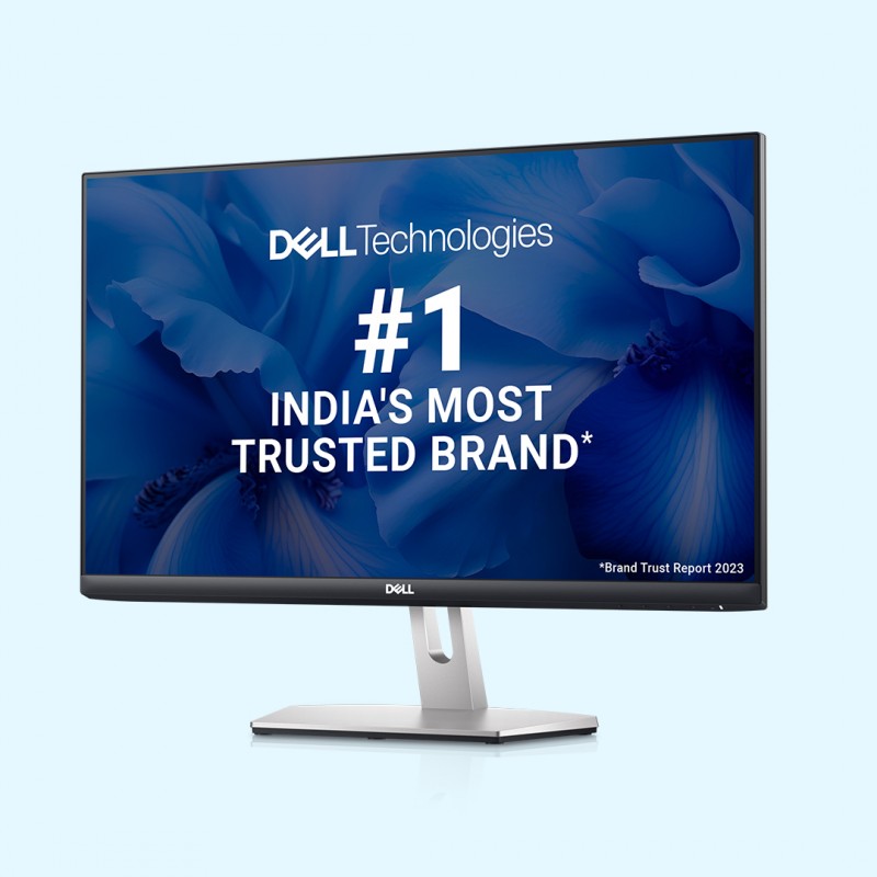 Dell 24 inch Monitor-S2421H in-Plane Switching (IPS), in built Speakers, Flicker-Free Screen with Comfort View