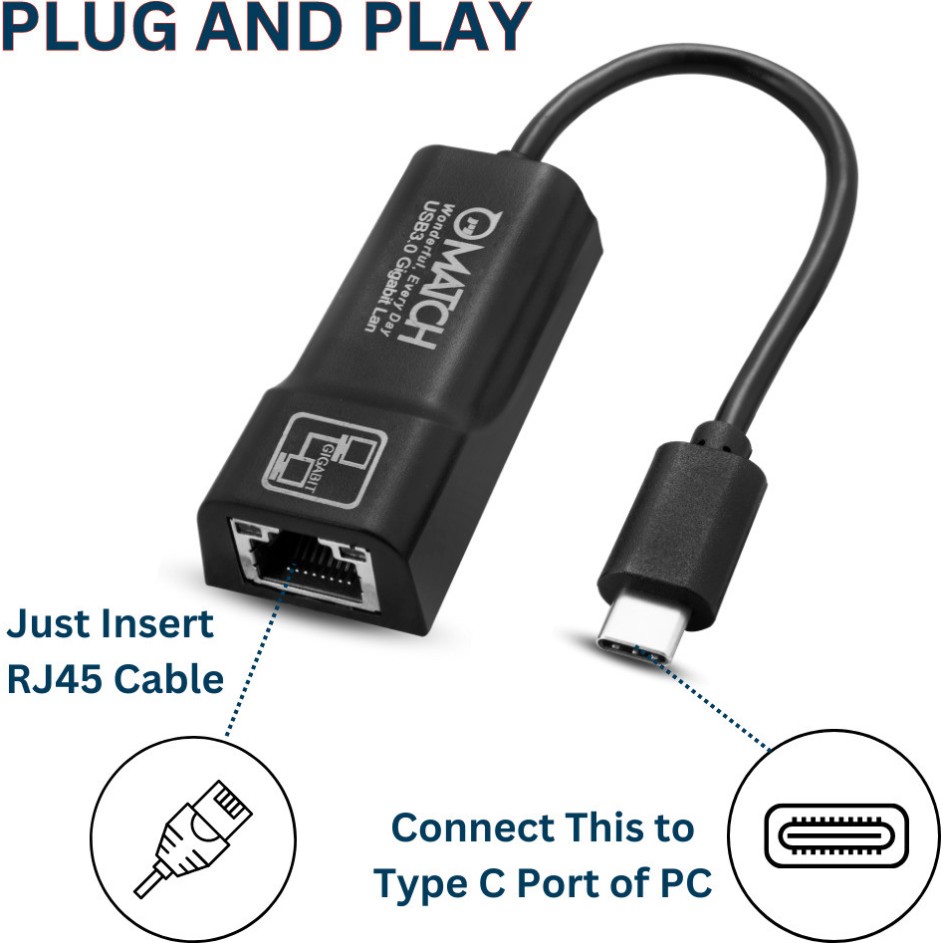 Match LB-Link BL-TC1L1G Gigabit Type C to LAN Converter PC Lan Adapter