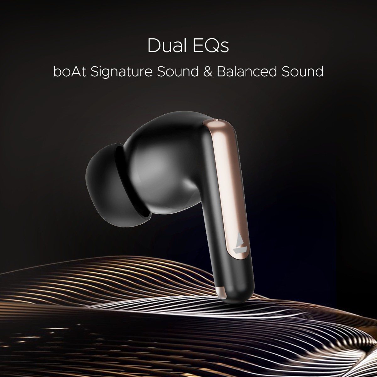 boAt Airdopes 161 ANC Elite w/ ANC, 50 HRS Playback, ASAP Charge & ENx Technology Bluetooth