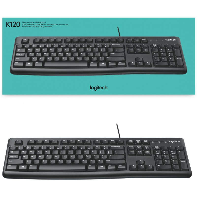 Logitech Plug and Play USB Keyboard K120 Logitech Plug and Play USB Keyboard K120