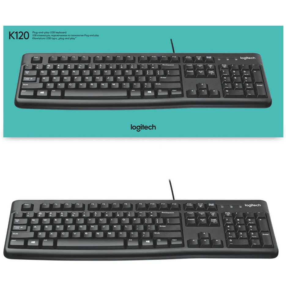 Logitech Plug and Play USB Keyboard K120