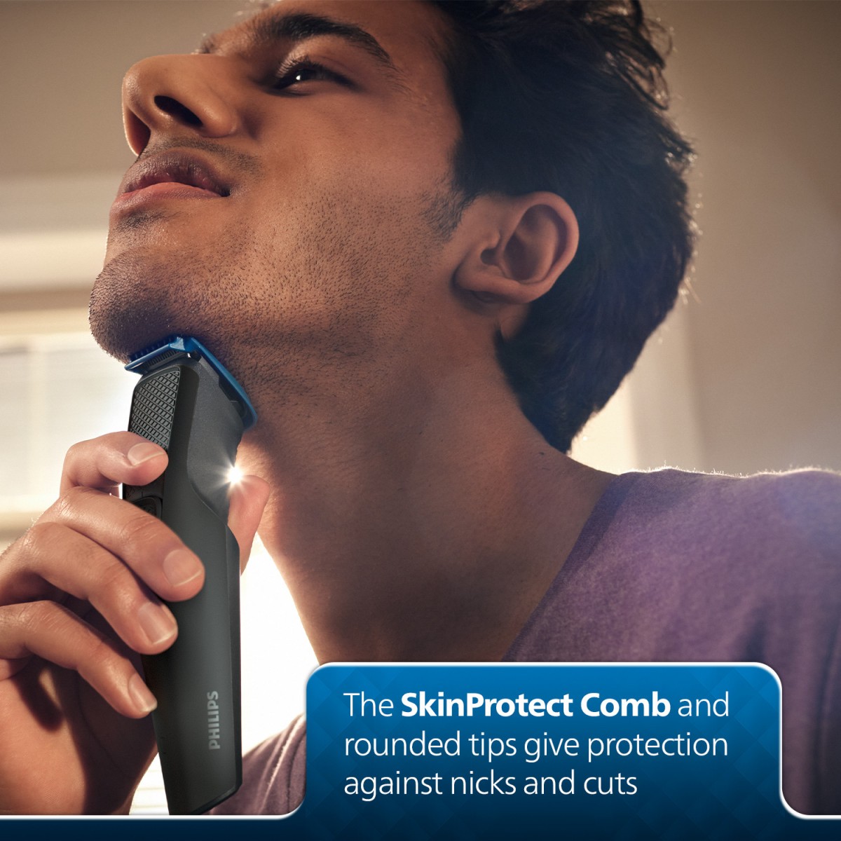 PHILIPS BT1233/18 Trimmer 30 min Runtime 4 Length Settings (Black)