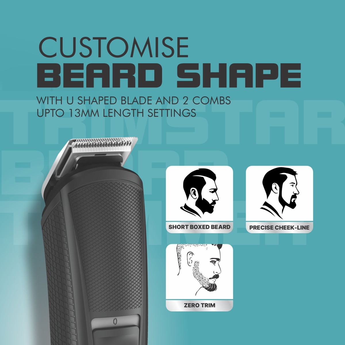 HAVELLS BT4441 Trimmer 120 min Runtime 9 Length Settings