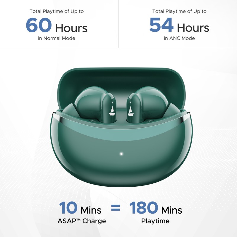 boAt Airdopes 131 Elite ANC w/ Active Noise Cancellation,60HRS Playback,Chrome Design Bluetooth (Active Teal, True Wireless) boAt Airdopes 131 Elite ANC w/ Active Noise Cancellation,60HRS Playback,Chrome Design Bluetooth (Active Teal, True Wireless)