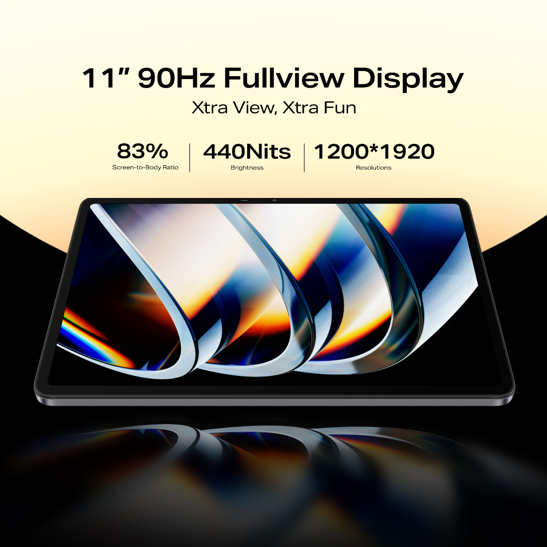 Infinix XPAD LTE 4 GB RAM 128 GB ROM 11.0 inch with 4G Tablet (Titan Gold)