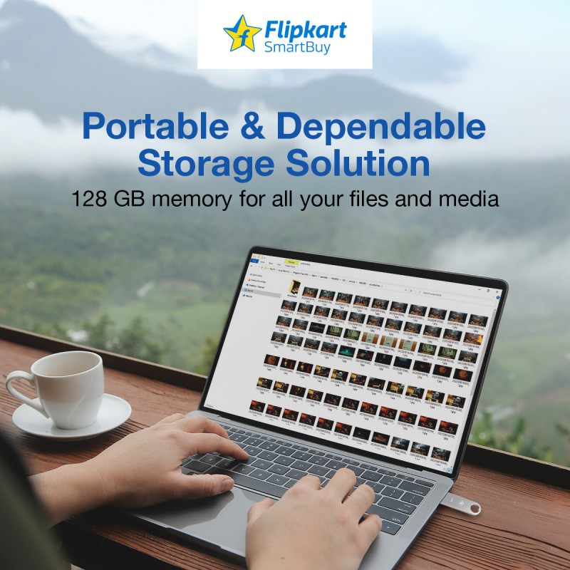 Flipkart SmartBuy FPD128-UR1-20 128 GB Pen Drive Compatible with Desktop Computer, Laptop, Television USB 2.0 Metal Case (Silver) Flipkart SmartBuy FPD128-UR1-20 128 GB Pen Drive Compatible with Desktop Computer, Laptop, Television USB 2.0 Metal Case (Silver)