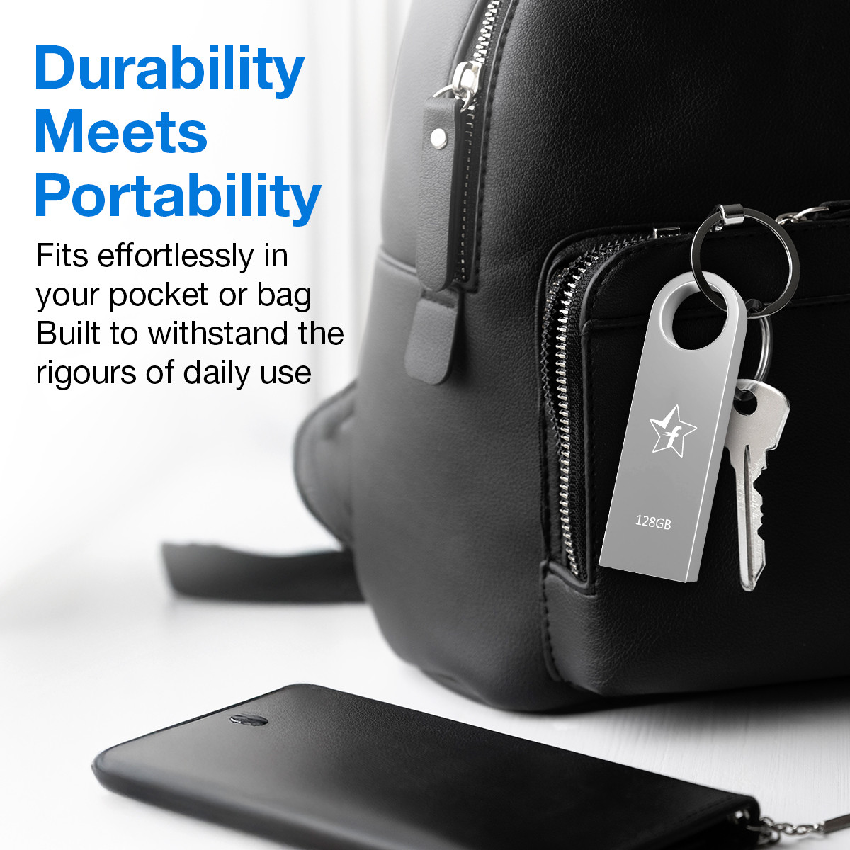 Flipkart SmartBuy FPD128-UR1-20 128 GB Pen Drive Compatible with Desktop Computer, Laptop, Television USB 2.0 Metal Case (Silver)