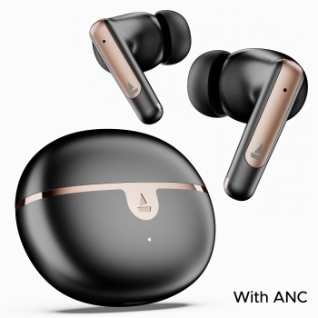 boAt Airdopes 161 ANC Elite w/ ANC, 50 HRS Playback, ASAP Charge & ENx Technology Bluetooth 