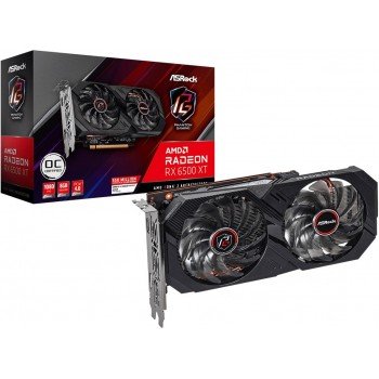 ASRock RX 6500 XT GDDR6 8 GB AMD Radeon Chipset 64 bit 2852 MHz Graphics Card