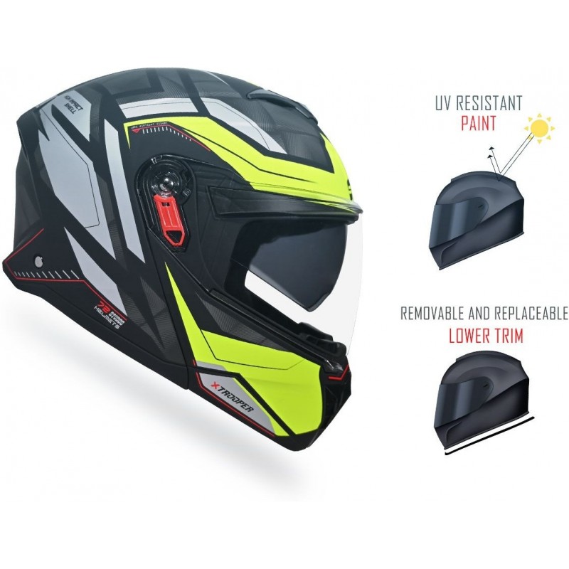 STUDDS Trooper D2 Motorbike Helmet (Multicolor) STUDDS Trooper D2 Motorbike Helmet (Multicolor)
