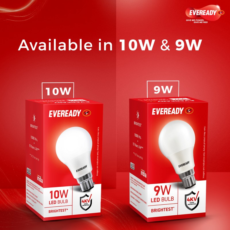 Eveready 10 W Round B22 LED Bulb (White, Pack of 4) Eveready 10 W Round B22 LED Bulb (White, Pack of 4)