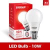 Eveready 10 W Round B22 LED Bulb (White, Pack of 4) Eveready 10 W Round B22 LED Bulb (White, Pack of 4)
