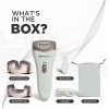 Havells FD5051 Epilator, Hair Removal for Women, Wet and Dry, Cordless, Rechargeable (White) Havells FD5051 Epilator, Hair Removal for Women, Wet and Dry, Cordless, Rechargeable (White)