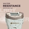 Havells FD5051 Epilator, Hair Removal for Women, Wet and Dry, Cordless, Rechargeable (White) Havells FD5051 Epilator, Hair Removal for Women, Wet and Dry, Cordless, Rechargeable (White)