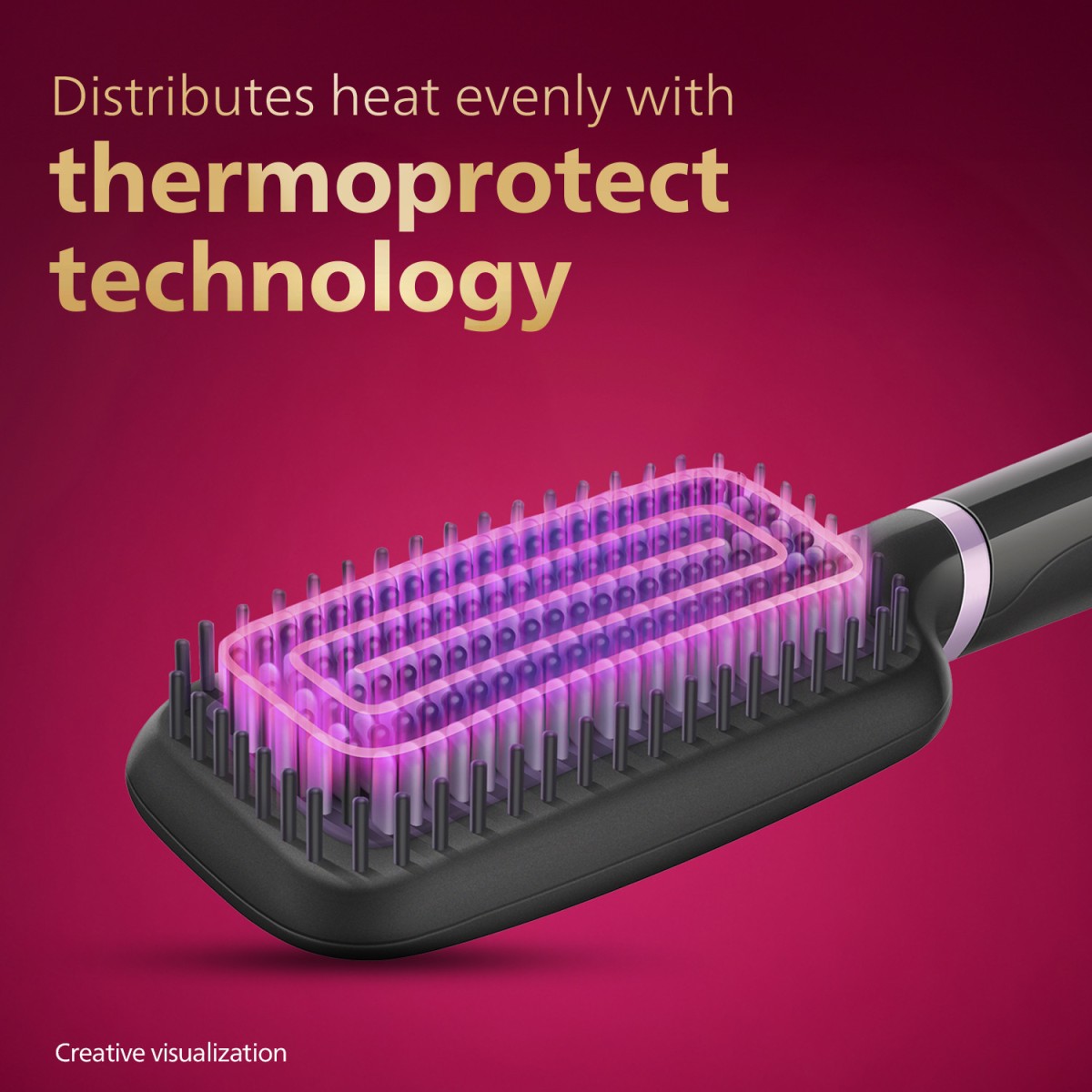 PHILIPS BHH896/10 Hair Straightener Brush