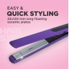 Havells HS4101 Ceramic Plates Fast Heat up Hair Straightener, Straightens & Curls, Suitable for all Hair Types (Purple) Havells HS4101 Ceramic Plates Fast Heat up Hair Straightener, Straightens & Curls, Suitable for all Hair Types (Purple)
